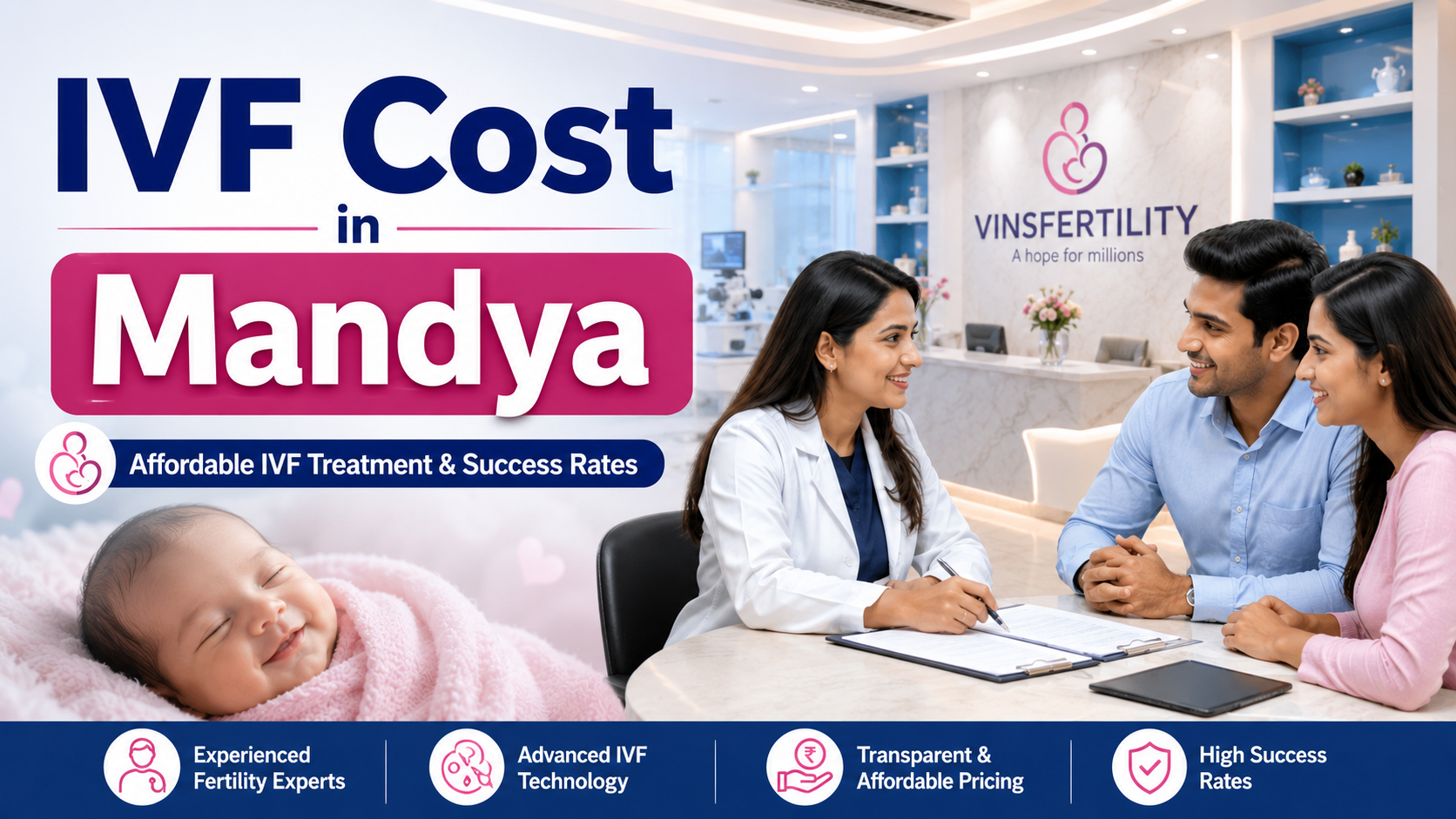 IVF Cost in Mandya 2026 | ₹1&ndash;2.2 Lakh IVF | Test Tube Baby Cost